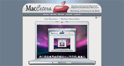 Desktop Screenshot of maccetera.com